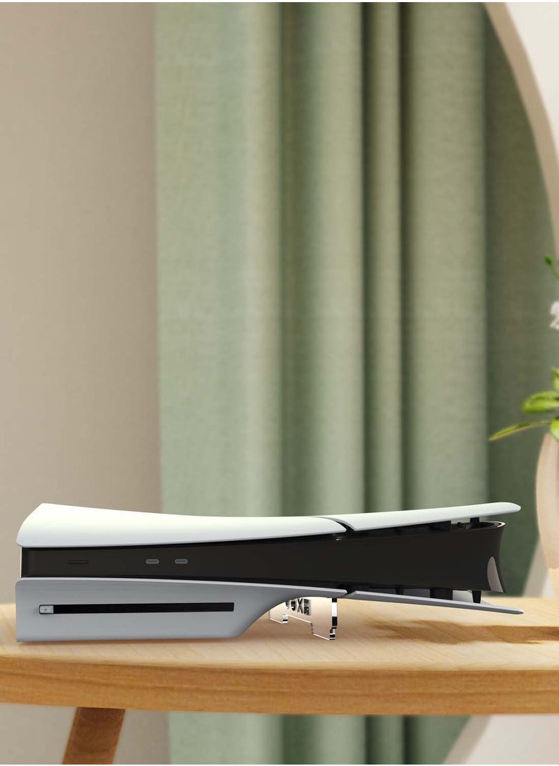 Stand for PS5 Slim ,Holder Horizontal Bracket For PlayStation 5 Slim Console Disc Transparent Acrylic
