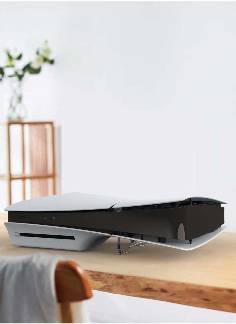Stand for PS5 Slim ,Holder Horizontal Bracket For PlayStation 5 Slim Console Disc Transparent Acrylic