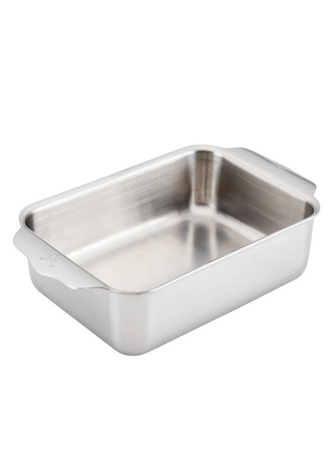 Hestan OvenBond Provisions - Tri-Ply Stainless Steel Small Rectangular Baking Pan (7 x 10") - Image 1