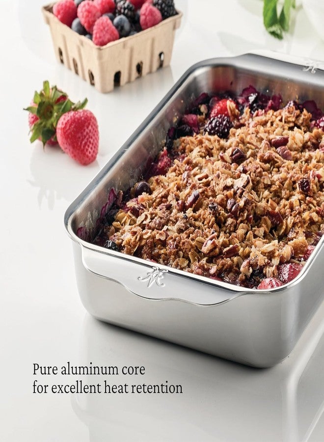 Hestan OvenBond Provisions - Tri-Ply Stainless Steel Small Rectangular Baking Pan (7 x 10") - Image 3
