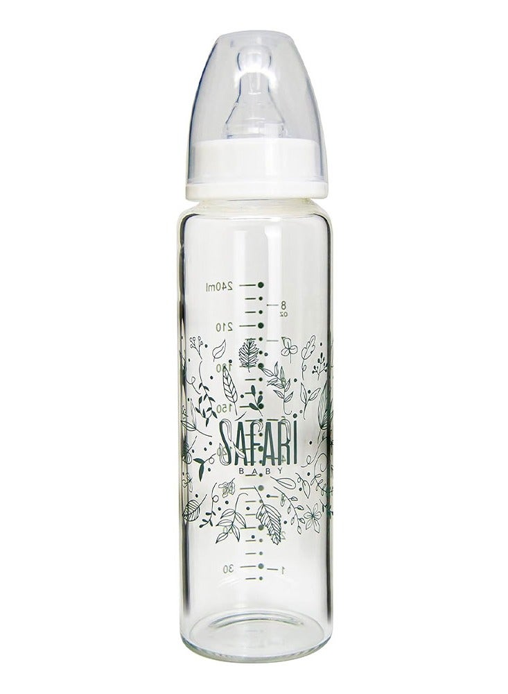 ببرونة زجاج للأطفال من سفاري - 240 مل - Image 1