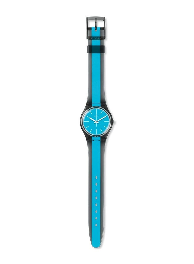 Swatch Unisex Azzurrami Quartz Movement Water Resistant Wrist Watch - 44 Mm - Image 3