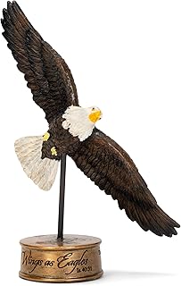 Dicksons Soaring Wings as Eagles 7 inch Resin Stone Table Top Figurine - Image 1