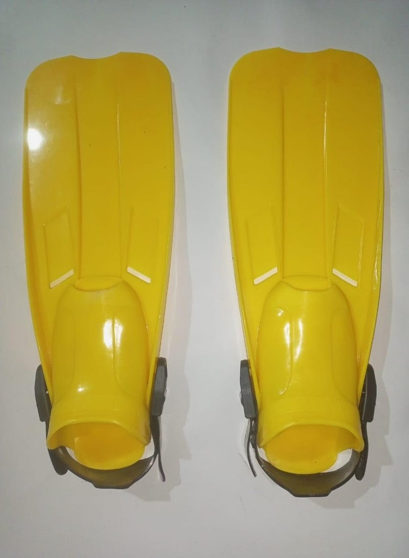 SOFAB SOFAB SAUDI (YM) (SF-SWANN-DIVEFINS-YELLOW-C13A) Greater Protection Under Water Diving Fins, Designed for Spearfishing, Special Resistant Thermoplastic Elastomer Rubber, Size:S