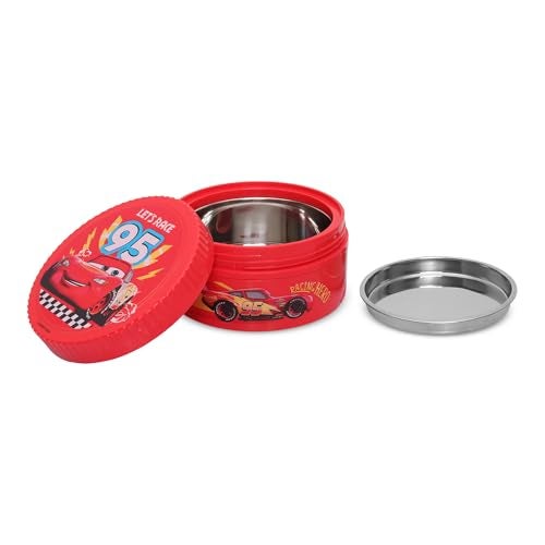 JAYPEE Unimunch PU Insulated Inner Stainless Steel Lunch Box with Steel Dish | Spillproof Ideal for Snacks| Easy to Carry Non Toxic |Safe for Storing Food,375 ml, Red - Image 5