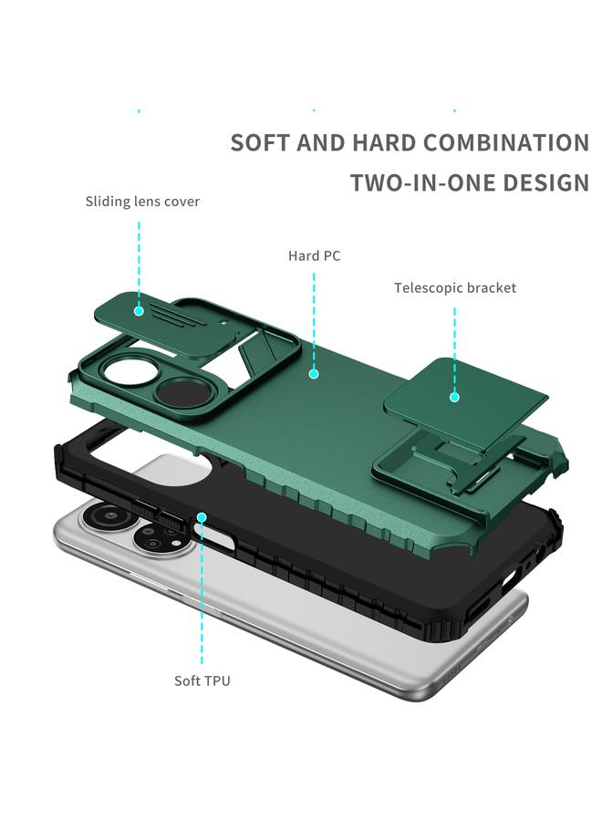 S-TOP Case For Honor X7 Stereoscopic Holder Sliding Camshield Phone Case - Image 3