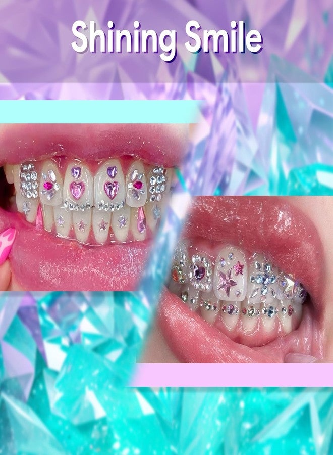YOLEYUAN Y2K Tooth Gem Kit, 600 Pieces Crystal Collection - Insta-Worthy Sparkle Gems Set with Luxury Picker Tools & 6 Micro Brushes - Slay-Worthy Sparkle Fashion Accessories - Image 4