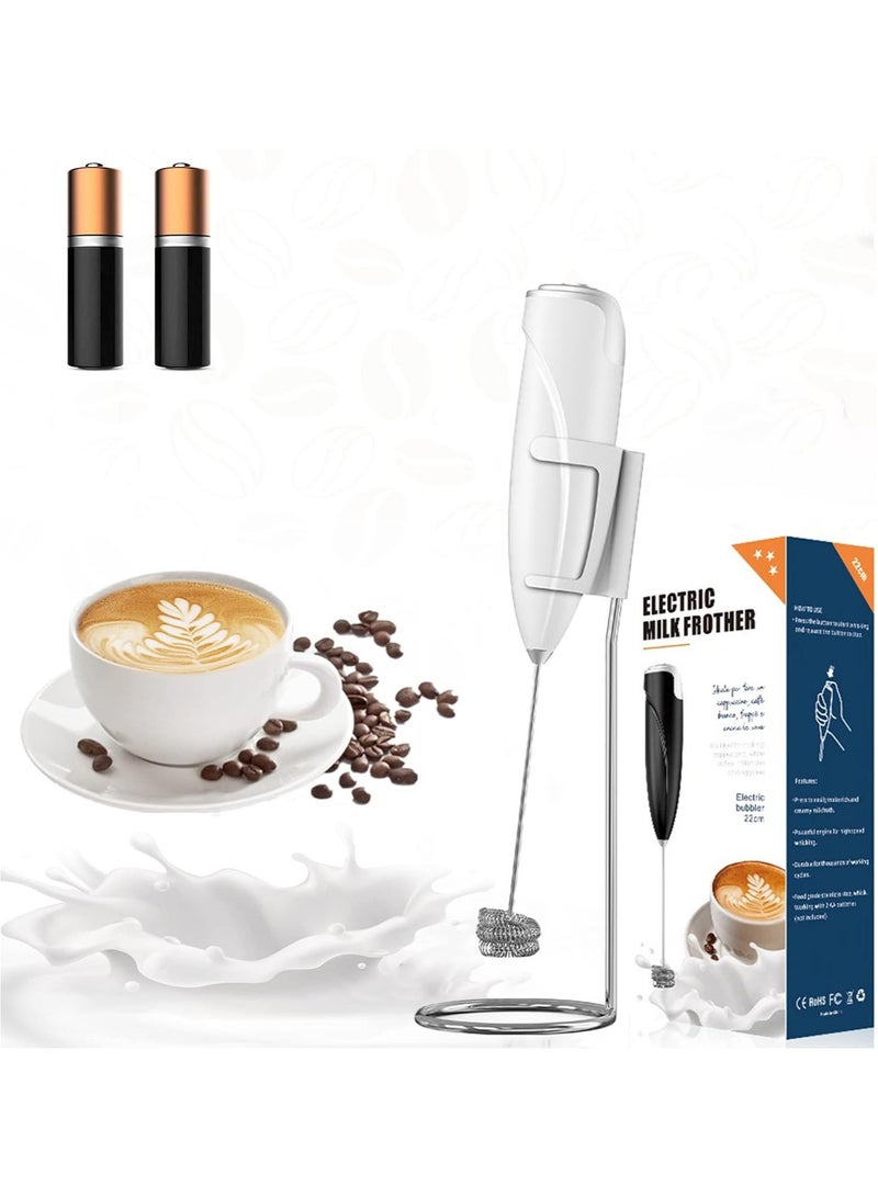 Milk Frother Handheld for Coffee,Foam Maker,Electric Whisk Drink Mixer for Lattes, Cappuccino,Frappe,Matcha,Hot Chocolate,Egg Mixer Multi-Purpose Hand Blender  - Image 1