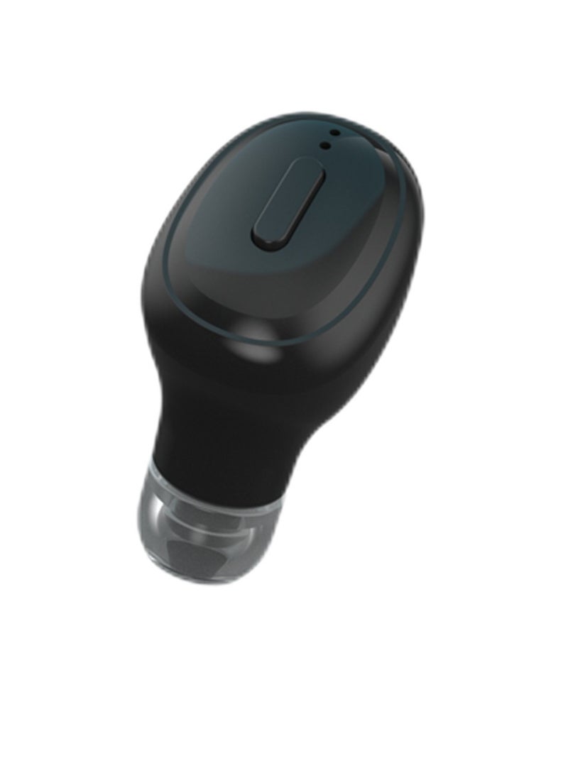 Generic - Bluetooth Earphone, Invisible Wireless Headphones, Comfortable Portable Mini Single In Ear Earbuds With Mic, High Quality Sound Durable Mini Single Earpiece, (Black) - Image 1