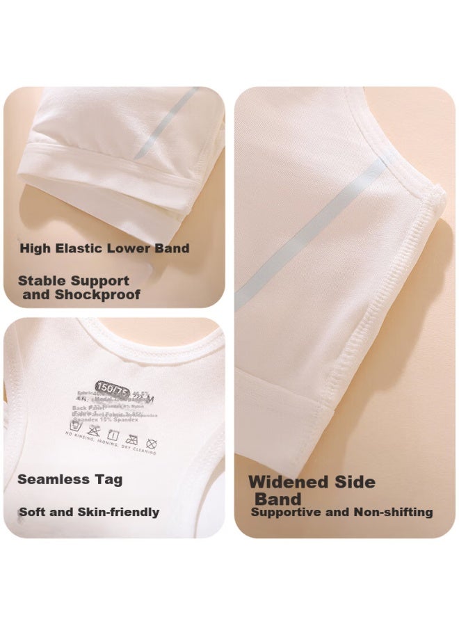 HOdo Hongdou Girls Bra Student Stage 2-3 Development Period Underwear High School Youth Sports Shockproof Breathable Vest - Image 2