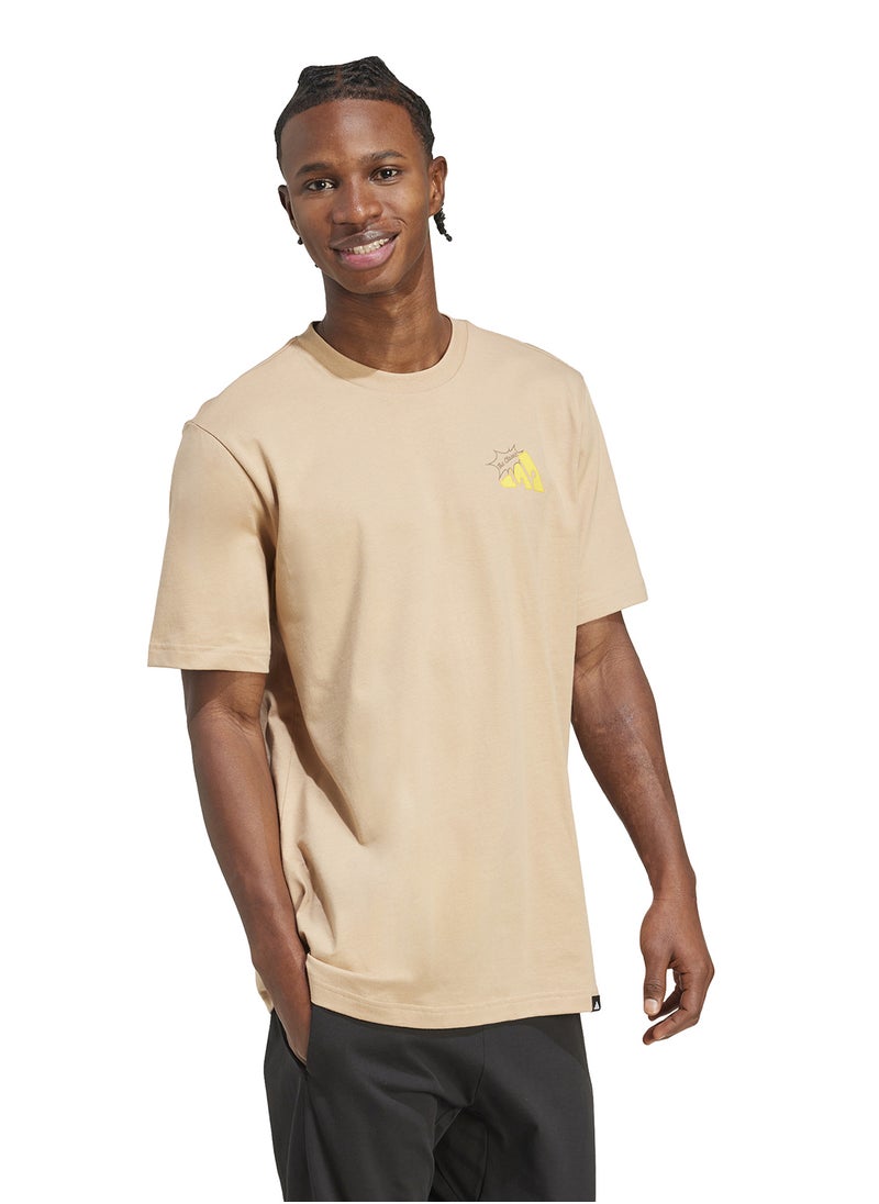 Adidas Food Grilled Cheese Graphic T-Shirt  - Image 5