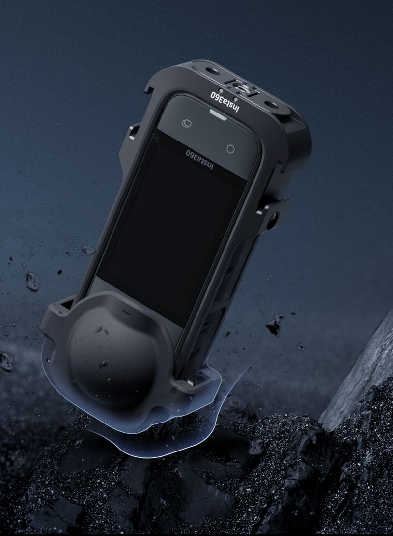 انستا 360 إطار حماية X4 - أسود - Image 2
