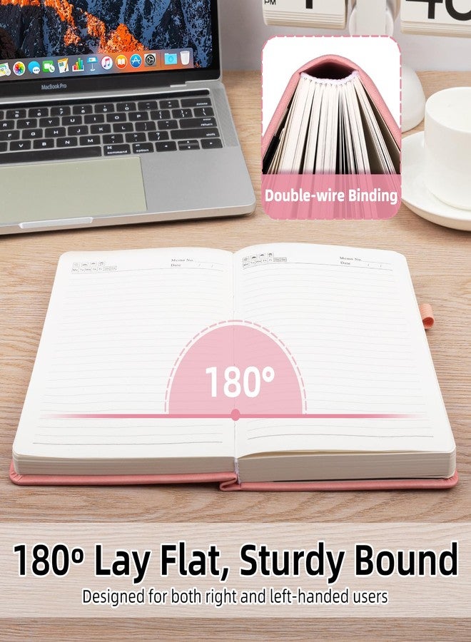 ALKALO Lined Journal Notebook 365 Pages, A5 Leather Journals for Writing Women & Men, Hardcover Notebook with 100GSM Thick Paper, Daily Journal Notebook for Travel, Work, School, Note Taking, College Ruled - Image 5