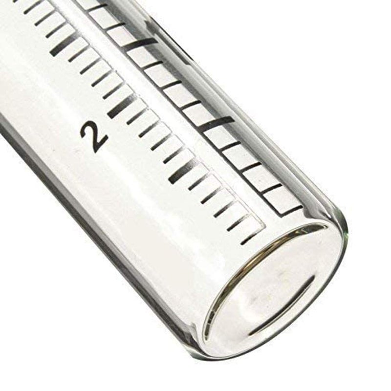 5 Inch Glass Rain Gauge Replacement Tube with Detachable Spiral Stake Metal Frame 2PCS Set - Image 3