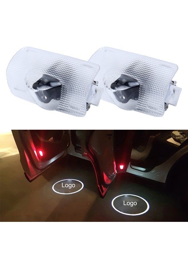 MUNTAQI 2-Piece LED Car Door Welcome Logo Car Brand 3D Shadow Light For Toyota - Image 2