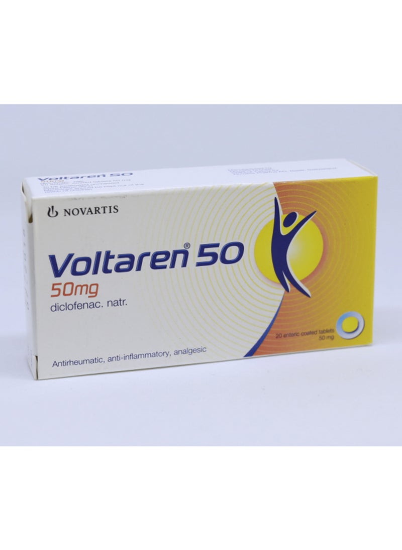 NOVARTIS Voltaren 50mg Tablet 20's  - Image 1