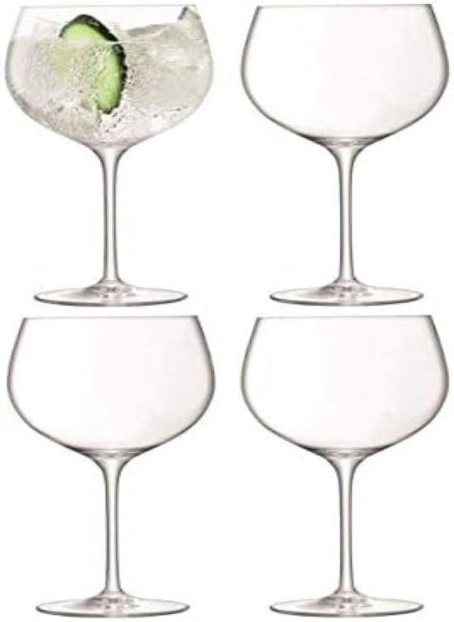 AKDC - Lsa International Balloon Gin Balloon Glass 680 Ml Clear, Set Of 4, Dishwasher Safe, Bl03 - Image 1