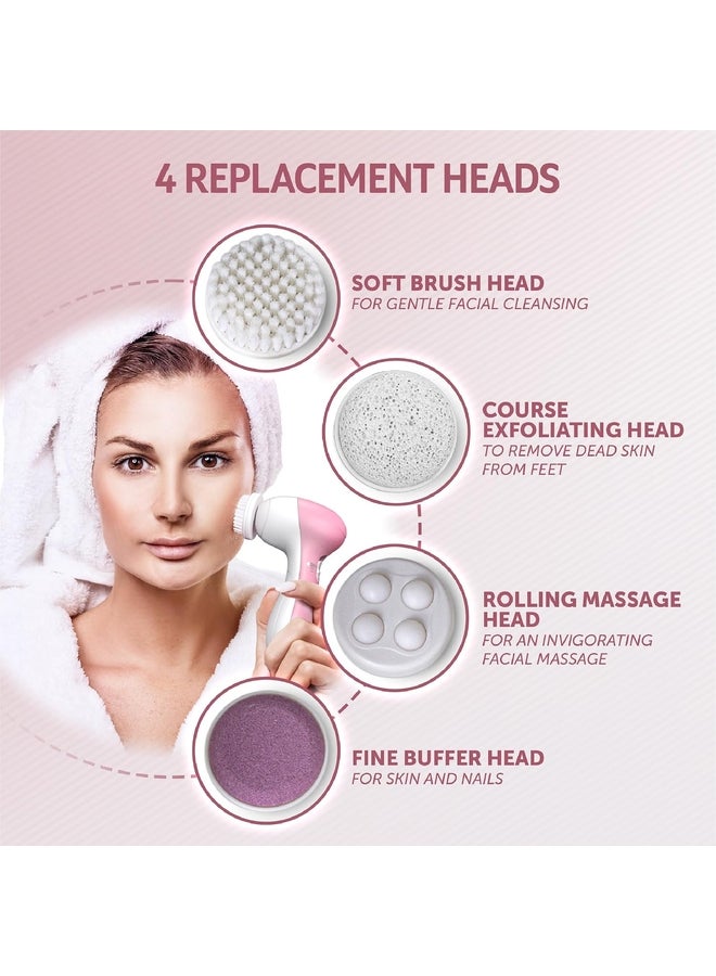 WAHL Pure Confidence 4-In-1 Cleansing Brush Pink - Image 3