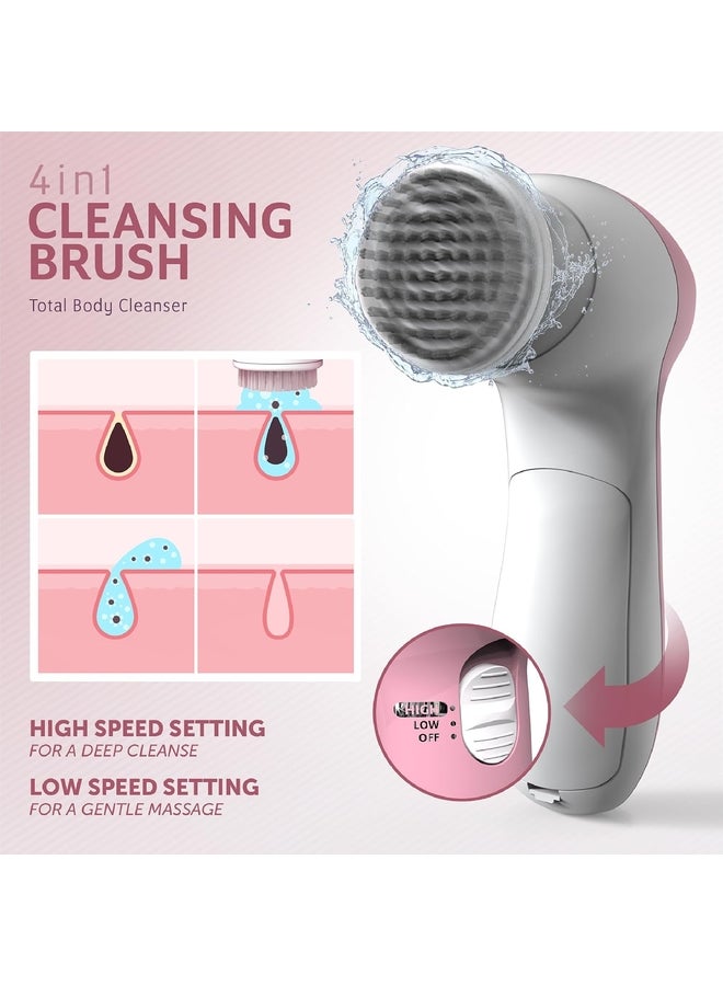 WAHL Pure Confidence 4-In-1 Cleansing Brush Pink - Image 2