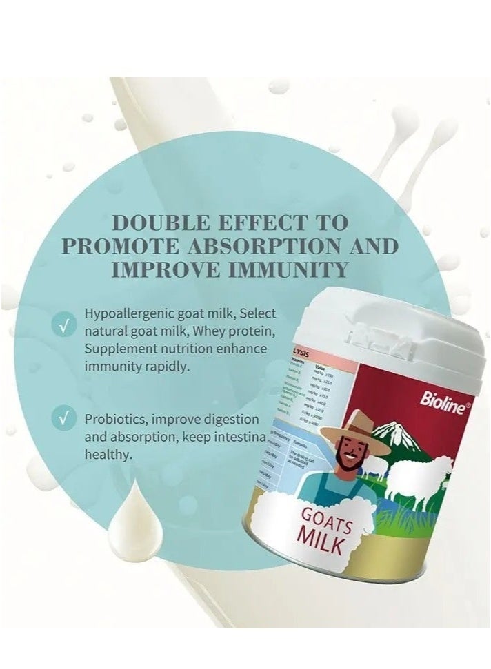 Bioline مسحوق حليب الماعز من بيولين للجروات والقطط 200 جرام - Image 2