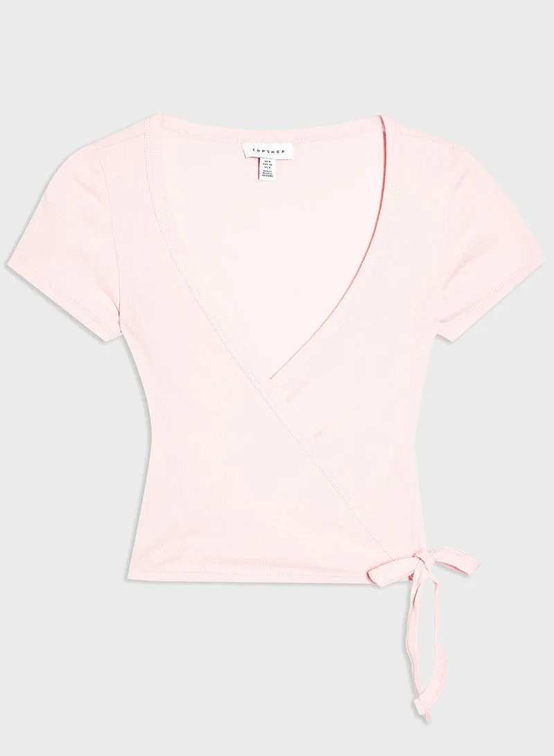 TOPSHOP Wrap Top
