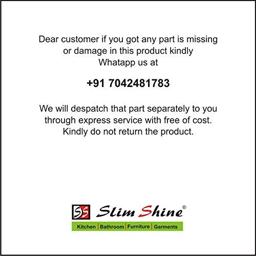 Slim Shine SLIMSHINE Stainless Steel 2 Shelf Kitchen Dish Rack With Plate & Cutlery Stand (15 X 15) INCH - Image 4