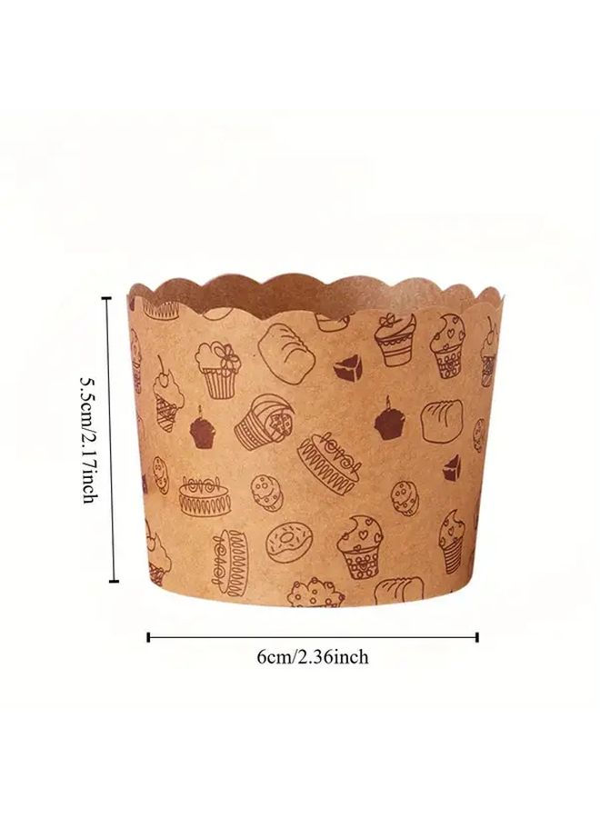 Strawberries Design Baking Cups 100pcs Disposable Cake Containers For Family Events - Image 2