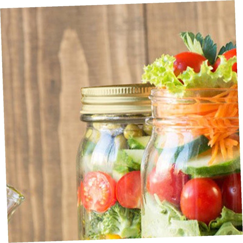 Stainless Steel Canning Lids and 70mm Metal Jar Covers with 24pcs Leakproof Wide Mouth Mason Jar Caps for Home Food Storage and Preserving - Image 5