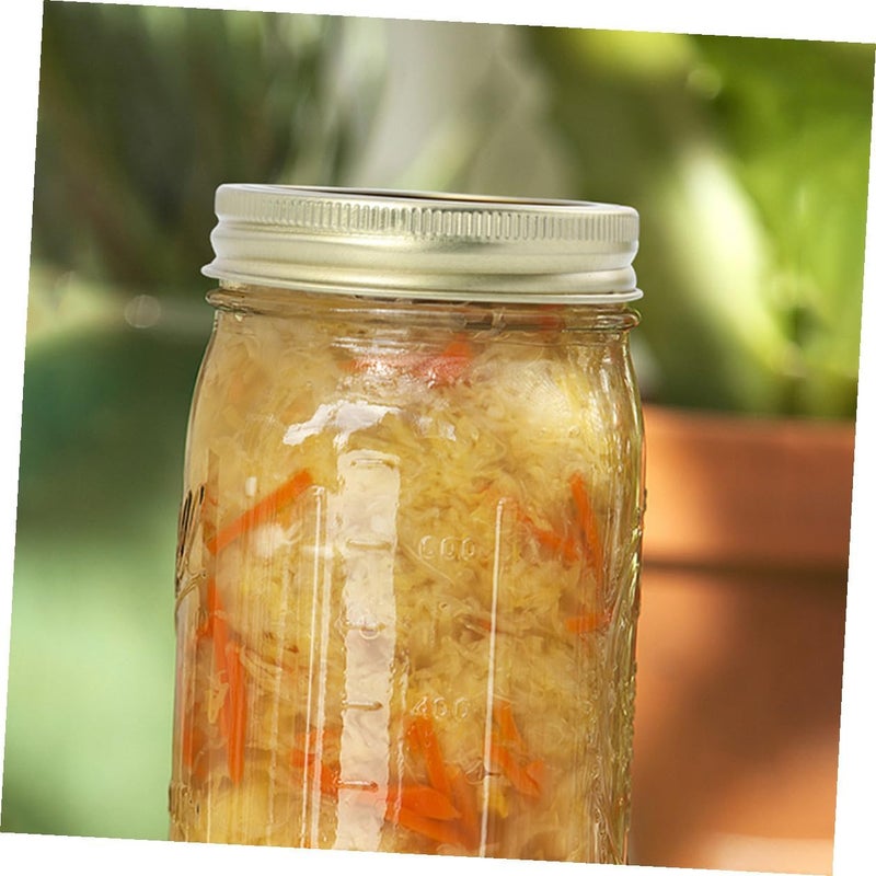 Stainless Steel Canning Lids and 70mm Metal Jar Covers with 24pcs Leakproof Wide Mouth Mason Jar Caps for Home Food Storage and Preserving - Image 4