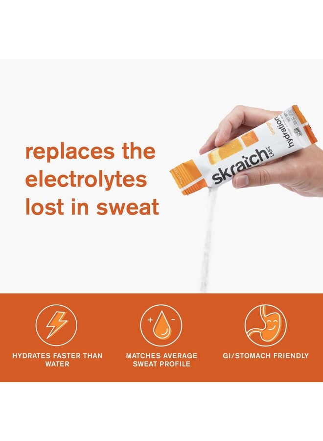 سكراتش لابز أكياس ترطيب سكراتش لابس - مزيج مشروب ترطيب، برتقال (20 كيسًا) - أكياس مسحوق إلكتروليت مُطوّرة للرياضيين والأداء الرياضي - خالية من الغلوتين، نباتية، كوشير - Image 1