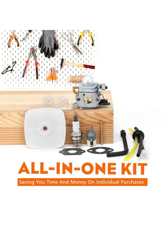 Hipa C1U-K42 Carburetor + Tune Up Kit Air Filter for Echo PB2100 Handheld Leaf Blower - Image 3