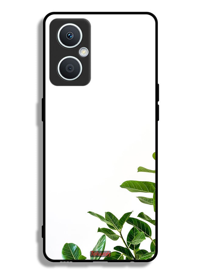 Tolwak Oppo A96 5G (China) Protective Case Cover Josh Calabrese Leaves - Image 2