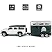 VIIGER Defender Trailer Towing Horse Transporter Farm Trailers Doors Open 136 Scale Model Car Diecast Metal Toy Cars3 4 5 6 7 Year Old Kids Boys Gifts Cake Topper Home Office Dcor Collection - Image 4