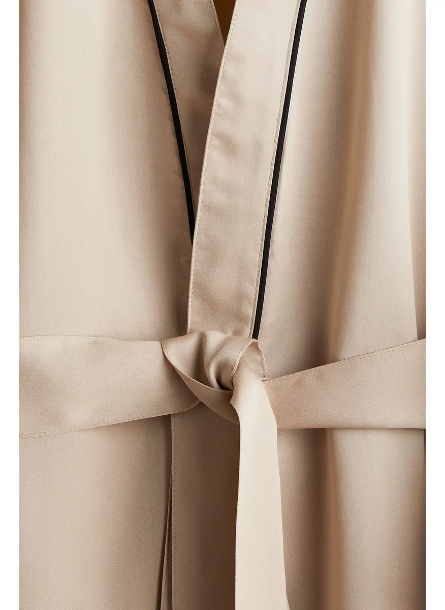 H&M Satin Dressing Gown