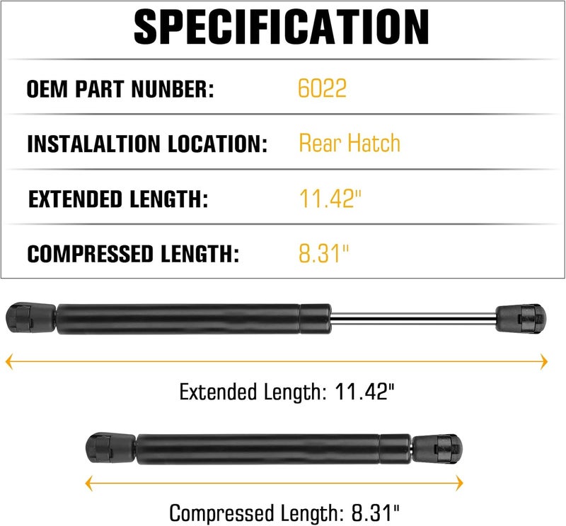 AEagle Trunk Lid Lift Support Struts for Infiniti Models - Image 2