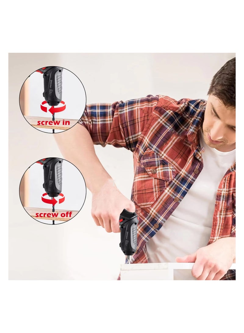 Mi techo mini electric power cordless screwdriver set LED Front Light & Power Display Light for Home, Battery Powered Mini Size 47 pcs Cordeless Screwdriver Kit - Image 3