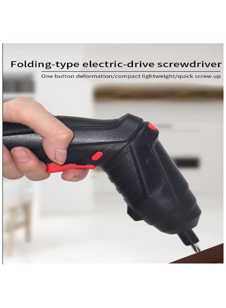 Mi techo mini electric power cordless screwdriver set LED Front Light & Power Display Light for Home, Battery Powered Mini Size 47 pcs Cordeless Screwdriver Kit - Image 4