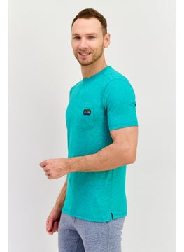 Avalanche Men Sportswear Fit Short Sleeve Training T-Shirt, Green  - Image 3
