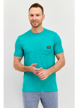 Avalanche Men Sportswear Fit Short Sleeve Training T-Shirt, Green  - Image 1