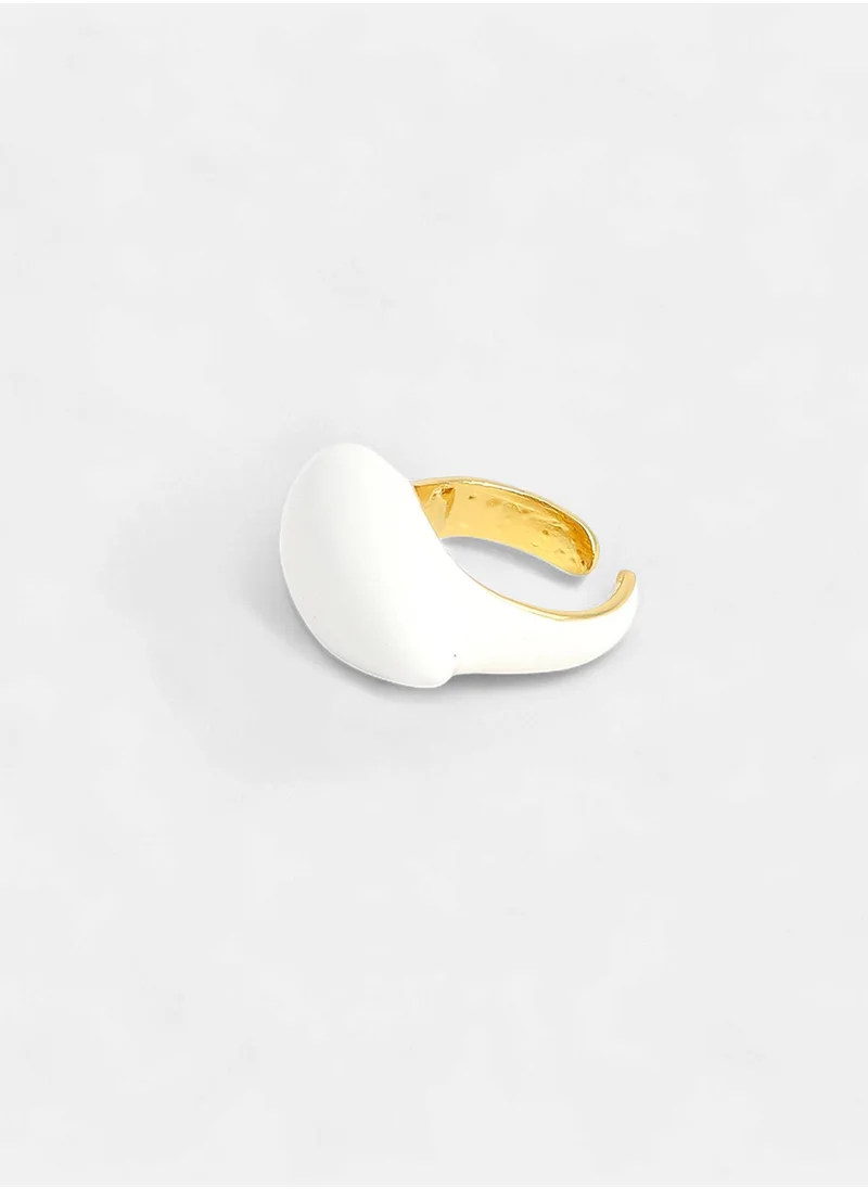 SOHI The Teardrop Adjustable Finger Ring