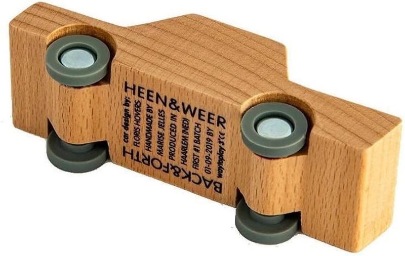 Waytoplay Back and Forth Wooden Toy Car - Image 2