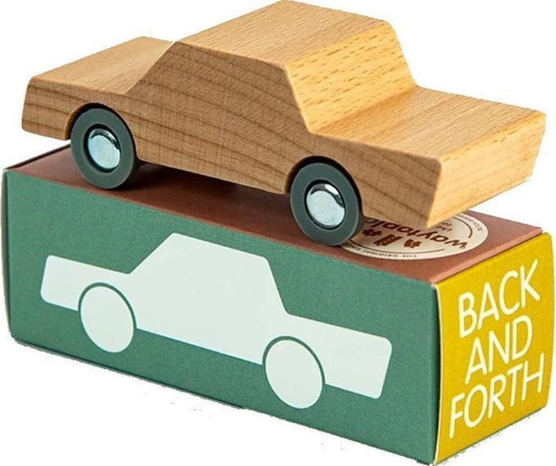 Waytoplay Back and Forth Wooden Toy Car - Image 1