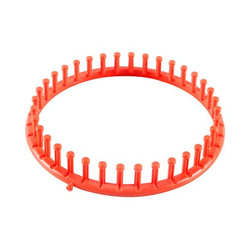 novelinks Round Knitting Looms Set - Set of 5 Plastic Looms Knitting with 1 Knitting Yarn Loom Needle and 1 Plastic Loom Pick - Image 5