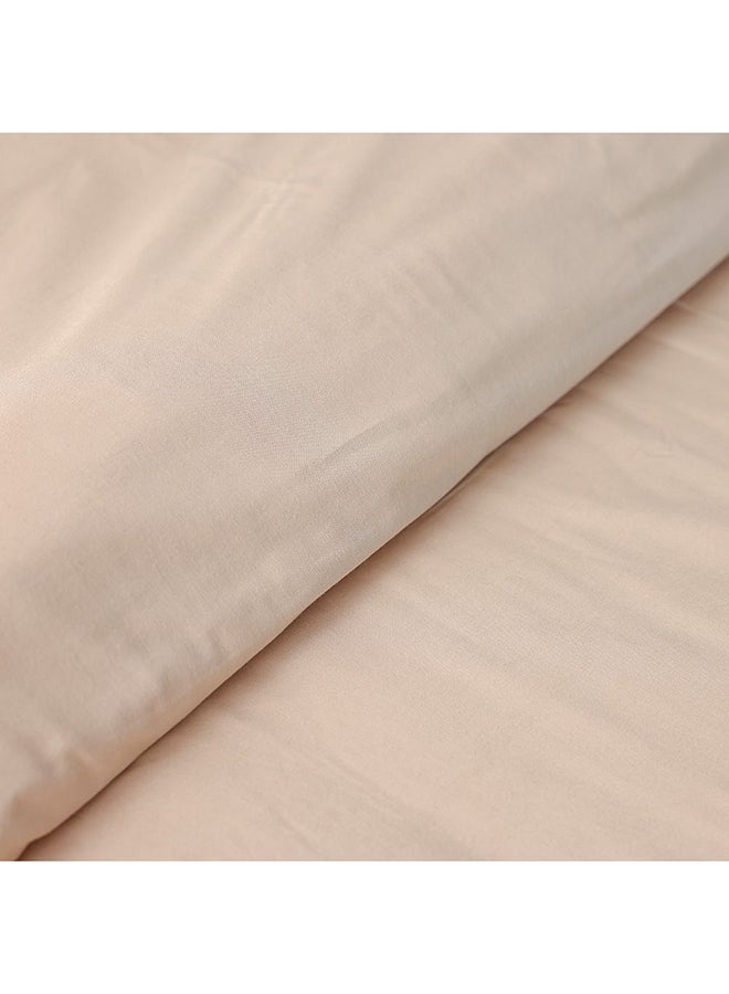 DANUBE HOME Danube Home Bliss 3 Pc Cotton King Duvet Cover Set - Beige - 220x230 cm, 50x75 cm | 100% Cotton -144 Thread Count Quilt Cover, Comfortable Bedding Cover For Bedroom  - Image 2