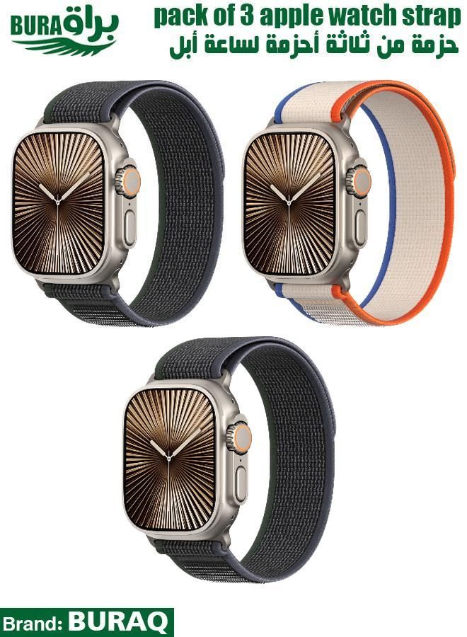 Apple Watch Band Strap For Apple Watch Ultra 2/Ultra 49mm, Series 10 46mm, 9/8/7 45mm, SE2/SE/6/5/4 44mm, 3/2/1 42mm