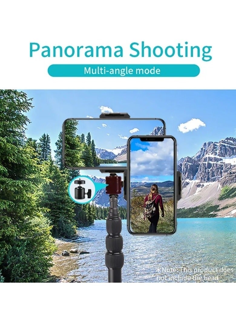 JMARY MT-45 Cell Phone Clip Camera Mount Holder Telescopic Selfie Stick Outdoor Tripod Stand - Image 5