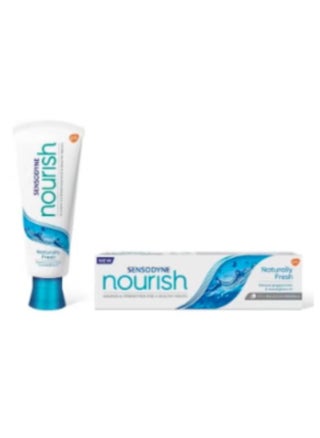 Sensodyne Nourish Naturally Fresh Sensitivity Relief And Cavity Prevention Toothpaste 75 ml