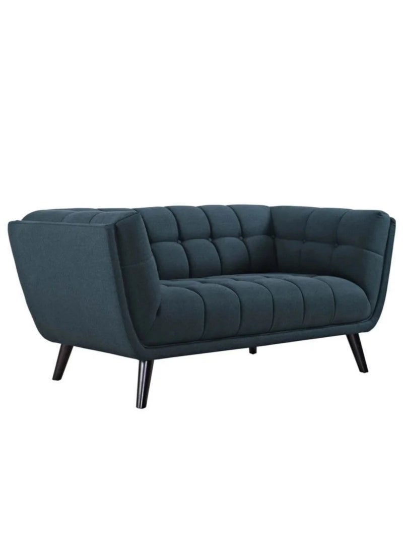 KUSTOMDECO Upholstered Fabric Loveseat - Custom Upholstered Sofa for Living Room, Elegant Design with Premium Comfort  - Image 3