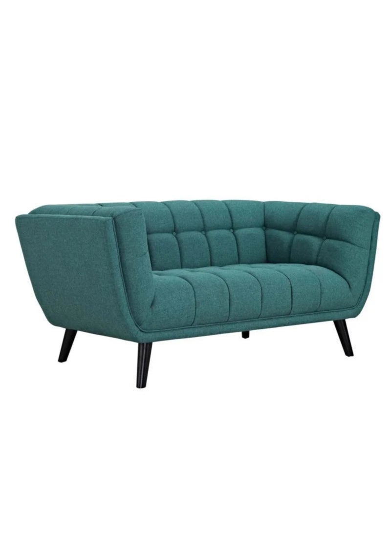 KUSTOMDECO Upholstered Fabric Loveseat - Custom Upholstered Sofa for Living Room, Elegant Design with Premium Comfort  - Image 5