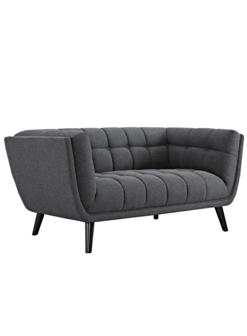 KUSTOMDECO Upholstered Fabric Loveseat - Custom Upholstered Sofa for Living Room, Elegant Design with Premium Comfort  - Image 2